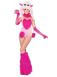 Sexy Cuddle Monster pink bodysuit