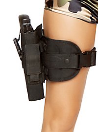 Sexy mercenary leg holster
