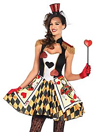 Sexy playing cards lady costume