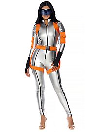 Sexy Silver Spacesuit Kostuum