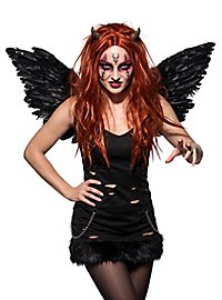 Sexy Zwarte Engel Accessoire Set