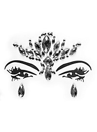 "Silver Diamond"-Gesichts-Sticker
