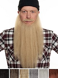 Skægsæt Skovhugger Med Fuldskæg Og Overskæg