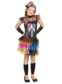 Skeletprinsesse Børnekostume