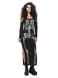 Skelett Kleid Kostüm