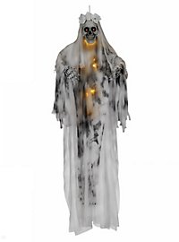 Skelettbraut – Hängefigur mit Sound und Animation