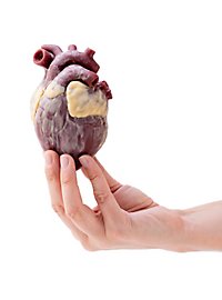 Small silicone heart - can be filled with fake blood (12 cm)