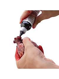 Small silicone heart - can be filled with fake blood (12 cm)