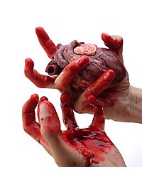 Small silicone heart - can be filled with fake blood (12 cm)