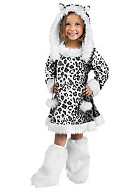Snow leopard costume for girls