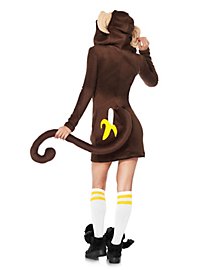 Sød Abe Hoodie Kjole