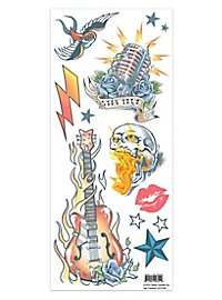 Sold Our Souls Rock Star Temporary Tattoo Kit