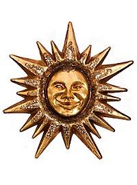 Sole foglia d'oro Venezianische Maske
