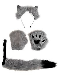 Sølvræv kostumesæt
