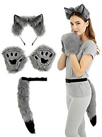 Sølvræv kostumesæt