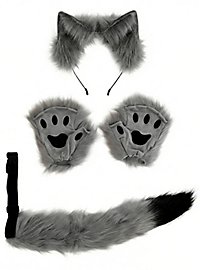 Sølvræv kostumesæt