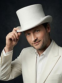 Sombrero De Copa Blanco 16 Cm