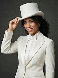 Sombrero De Copa Blanco 16 Cm