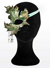 Sommernachts-Elfe Ahornblatt Halbseitige Augenmaske aus Leder