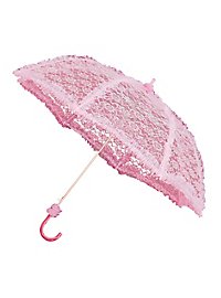 Sonnenschirm mit Spitze rosa