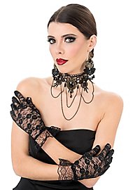 Sort Enke Smykkesæt