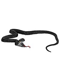 Sort Gummislange Halloween Pynt