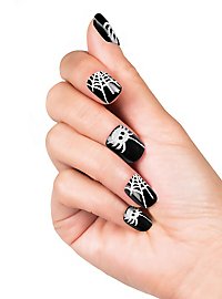 Spiderweb Finger Nails