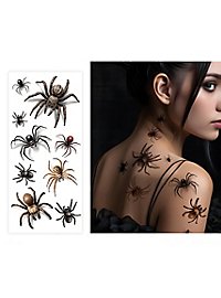 Spinnen Klebetattoo