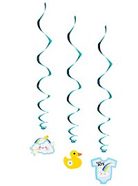 Spirali decorative Baby Boy 3 pezzi