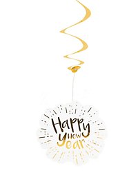 Spirali decorative di Capodanno 2 pezzi