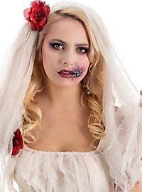 Spøgelsesbrud-Halloween-kostume