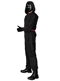 Squid Game – Maskeret Officer Kostume Sort