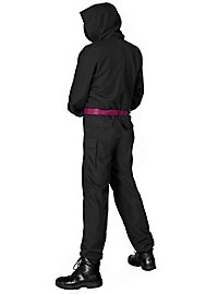 Squid Game – Maskeret Officer Kostume Sort