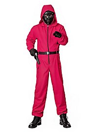 Squid Game – Vægter Kostume Pink