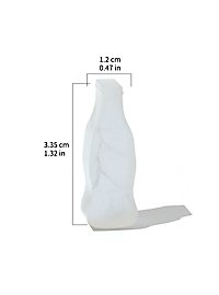 Stampo in silicone per bottiglia di Cola per cubetti di ghiaccio e gomme alla frutta 16 volte