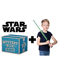 Star Wars Mystery Box for kids with lightsaber and 2 costumes