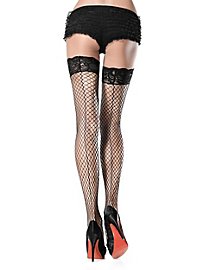 Stay up Stockings with Backseam & Lace 