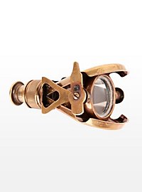 Steampunk bracelet with brass telescope