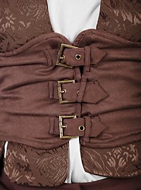 Steampunk Corset Coat brown