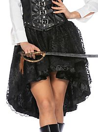 Steampunk High-Low-Rock schwarz