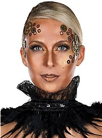 Steampunk Klebetattoos Zahnräder