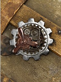 Steampunk Propeller Brosche