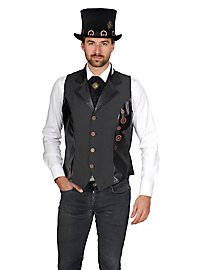 Steampunk waistcoat in leather look