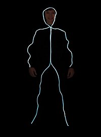 Stick figure light up costume for children