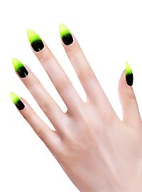 Stiletto Fingernegle Giftgrøn