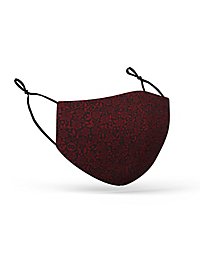 Stoffen masker Gothic rozenpatroon