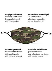 Stoffmaske camouflage