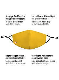 Stoffmaske gelb