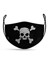Stoffmaske Totenkopf Pirat