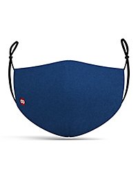 Stoffmasken Sparpack unifarben - schwarz / blau / grau